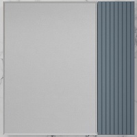 Style Line Зеркальный шкаф Стокгольм 70 графит софт